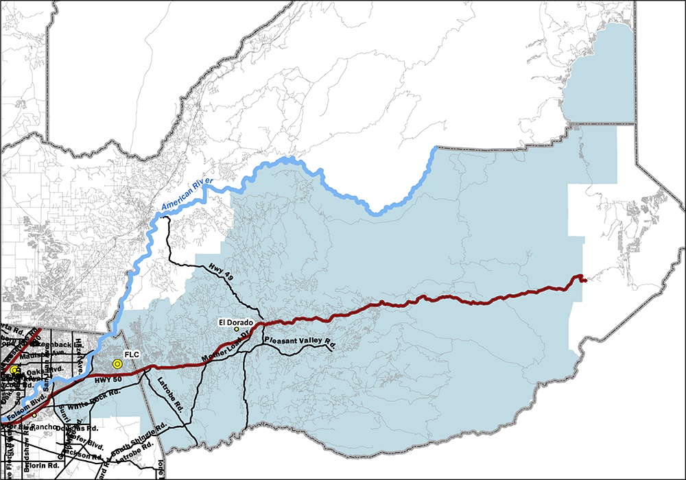 Map of service area 3