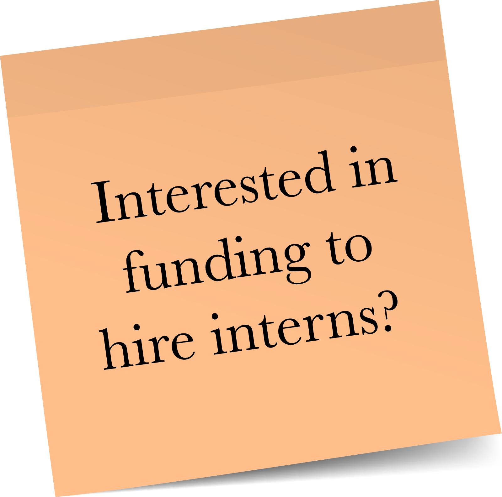 Can you get funding to train interns?