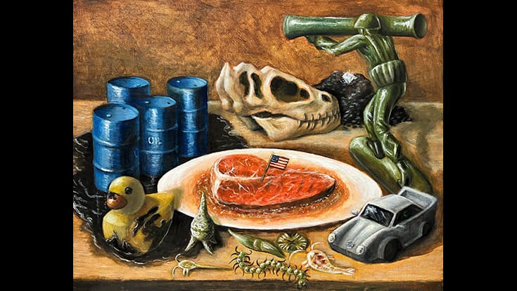 A painting by Josh McIntyre