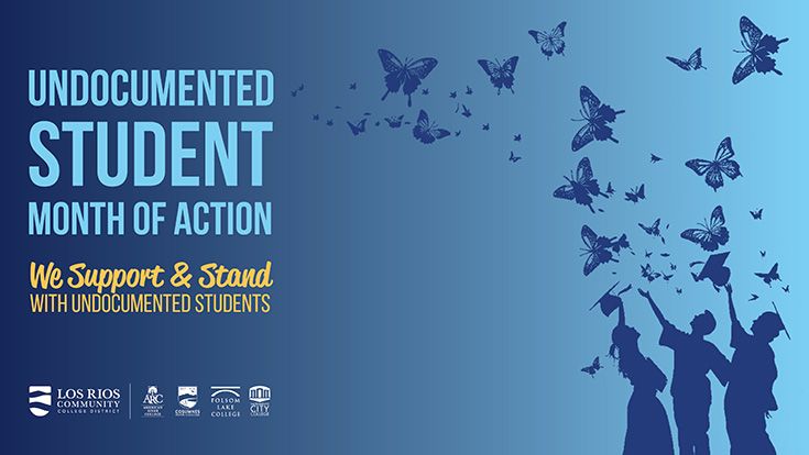 Undocumented Student Month of Action - We Support and Stand With Undocumented Students