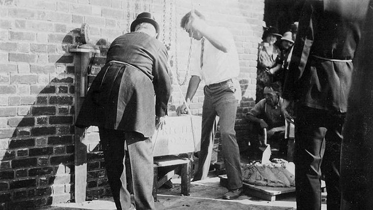 Sacramento City College's Administration Building Cornerstone Dedication on September 17, 1925