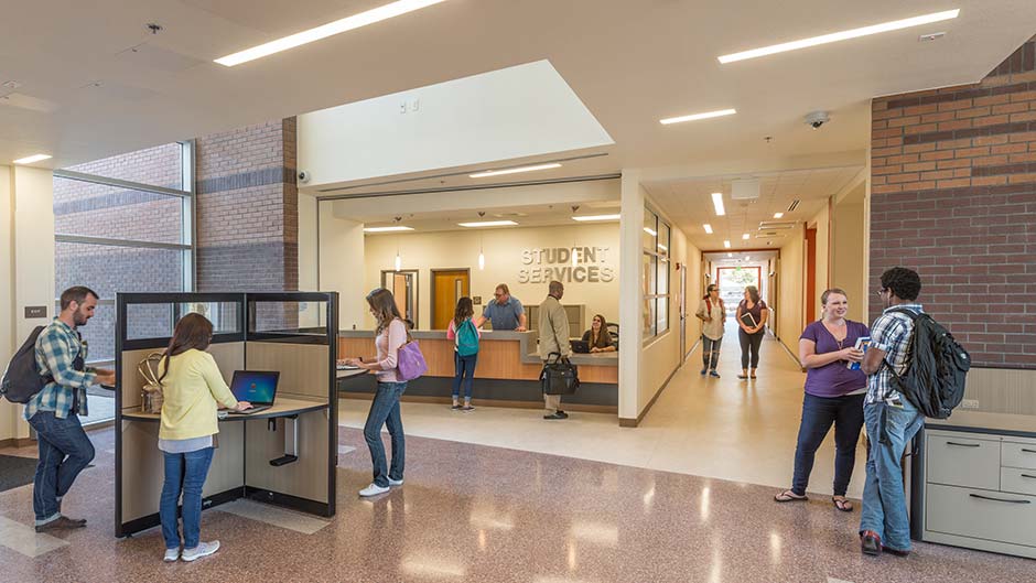 Interior of RCC's main lobby