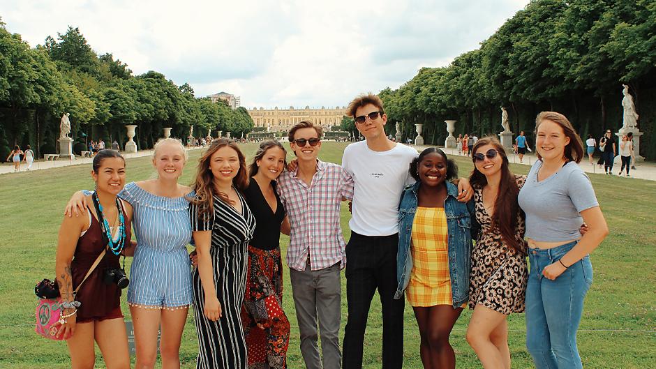 Paris group of students